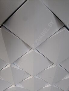 Объёмный подвесной потолок ZVA Rhombus
